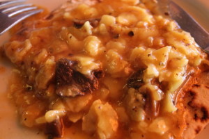 “Gazpachos” a little known but delicious game stew with pasta
