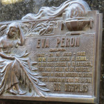 Eva Peron plaque