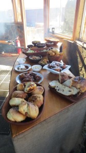 A selection of traditional foods from Chile